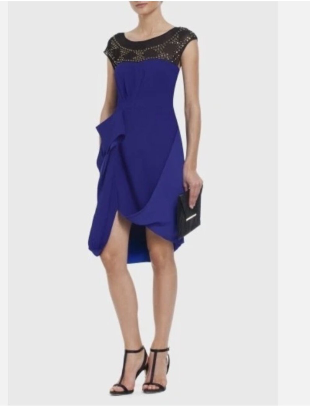 NEW BCBGMAXAZRIA SAPPHIRE BLUE LENIS DRESS Size 0